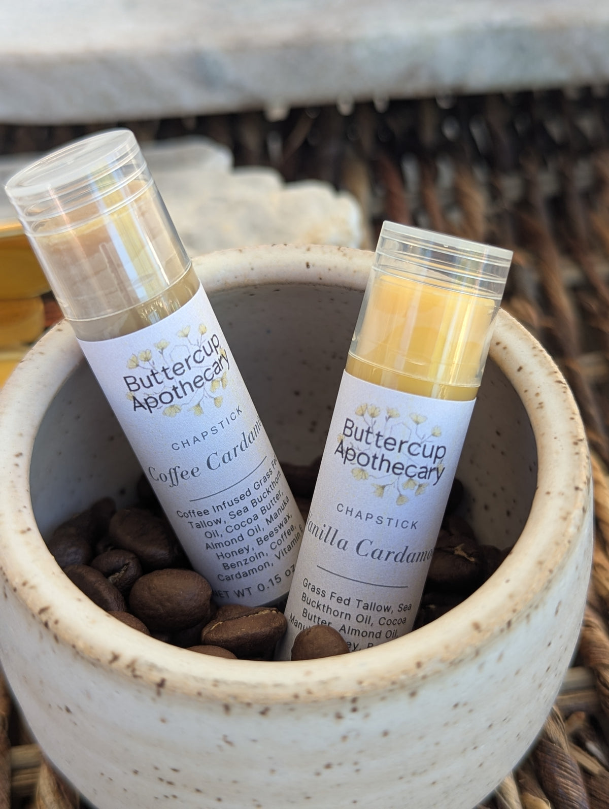 Botanical Tallow Lip Balm — Four Flavors (0.15 oz)